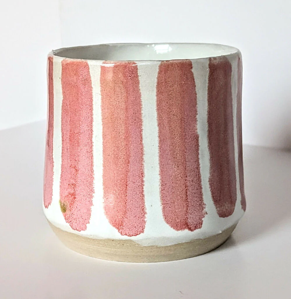 TUMBLER - Moss & Blossom Stripes - Image 4
