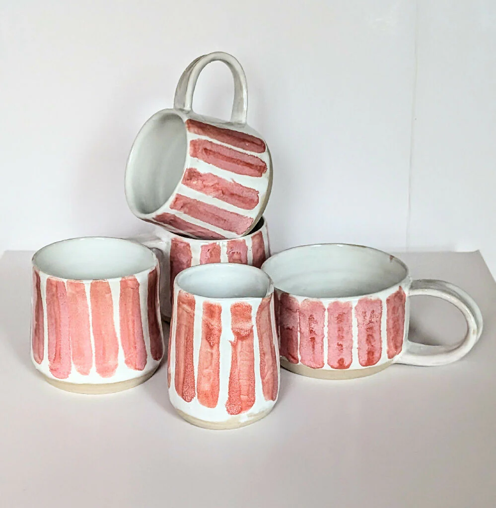 TUMBLER - Moss & Blossom Stripes - Image 5