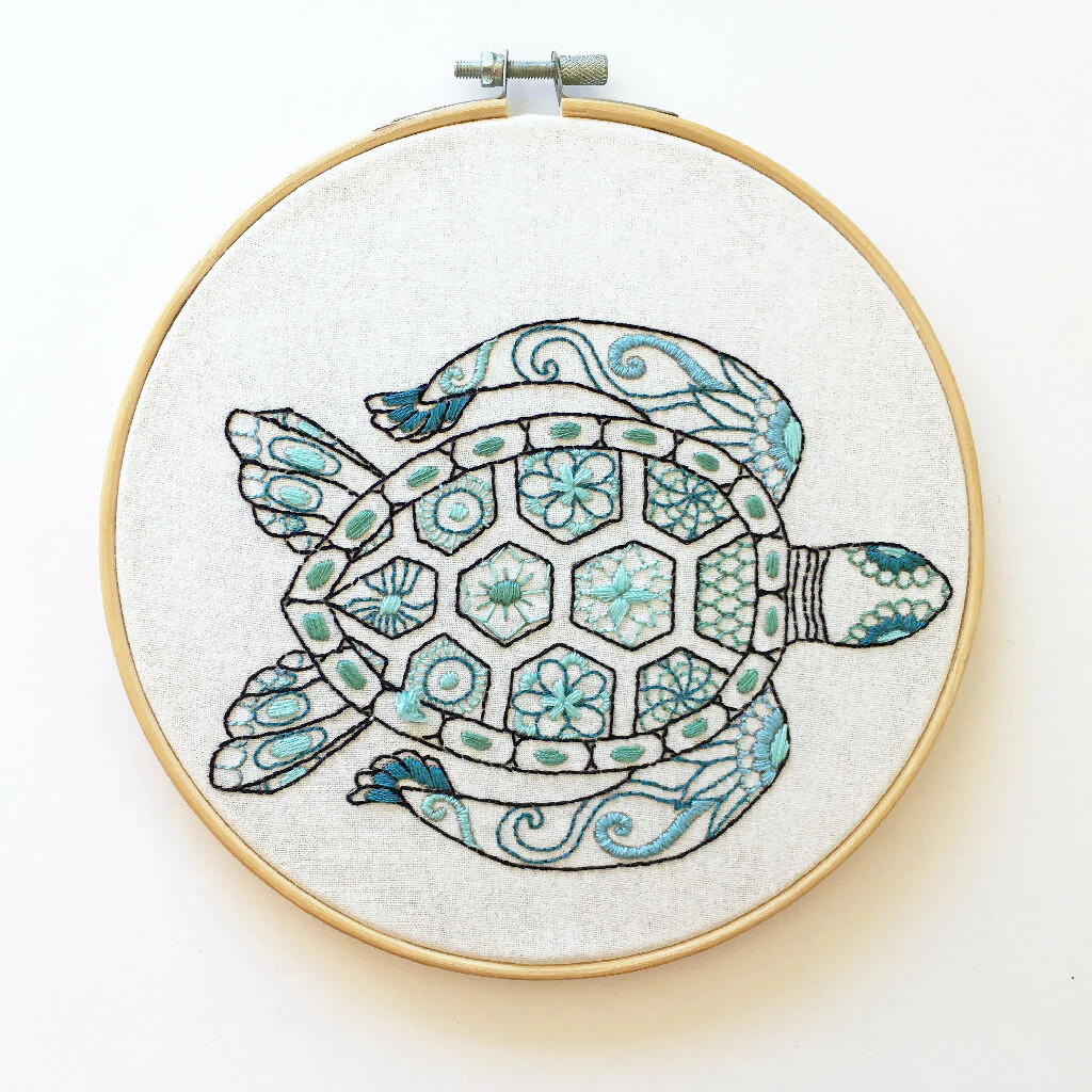 Turtle Embroidery Kit - Image 2