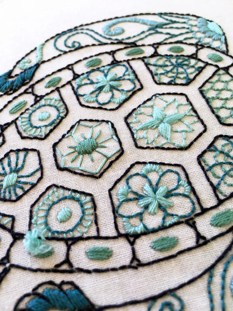 Turtle Embroidery Kit - Image 3