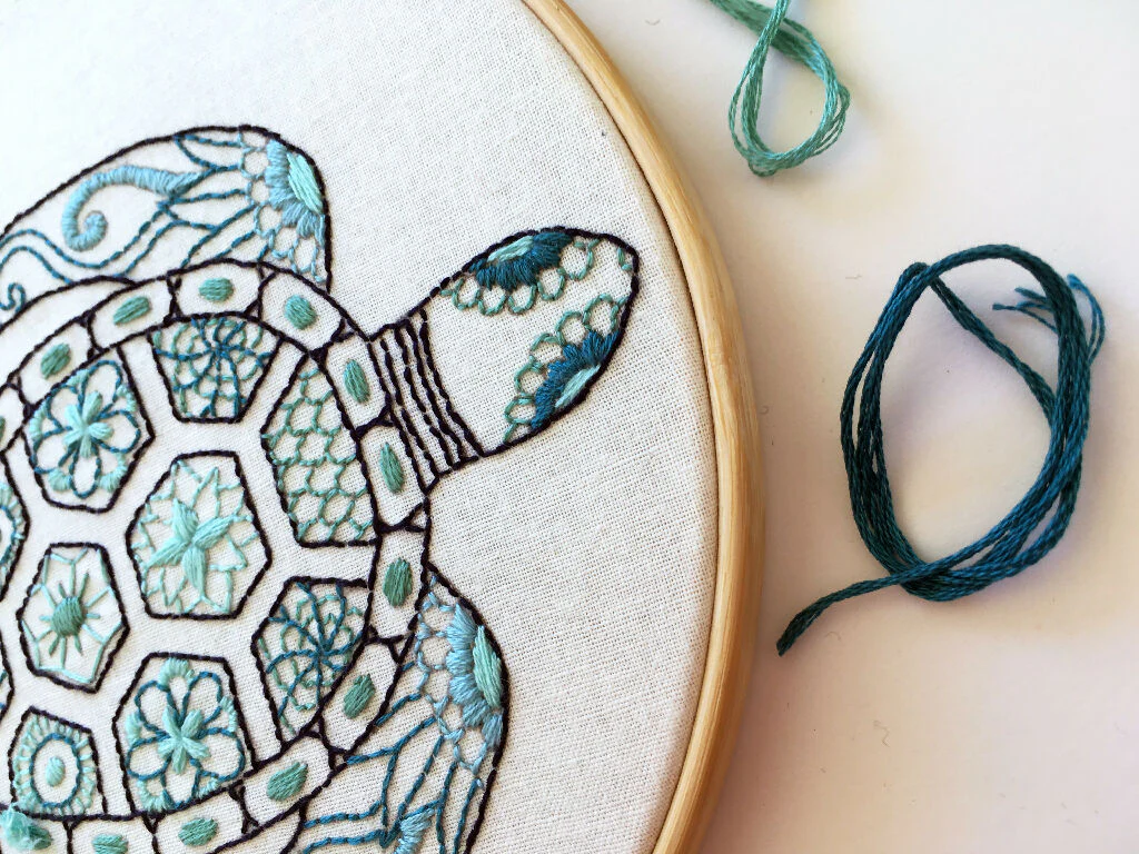 Turtle Embroidery Kit - Image 4