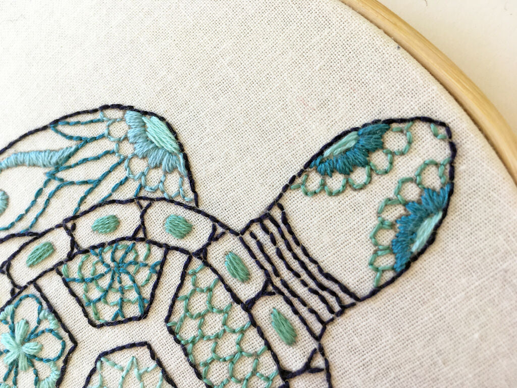 Turtle Embroidery Kit - Image 6