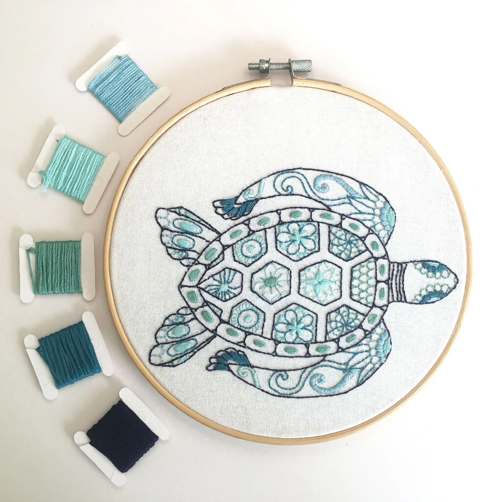 Turtle Embroidery Kit - Image 7
