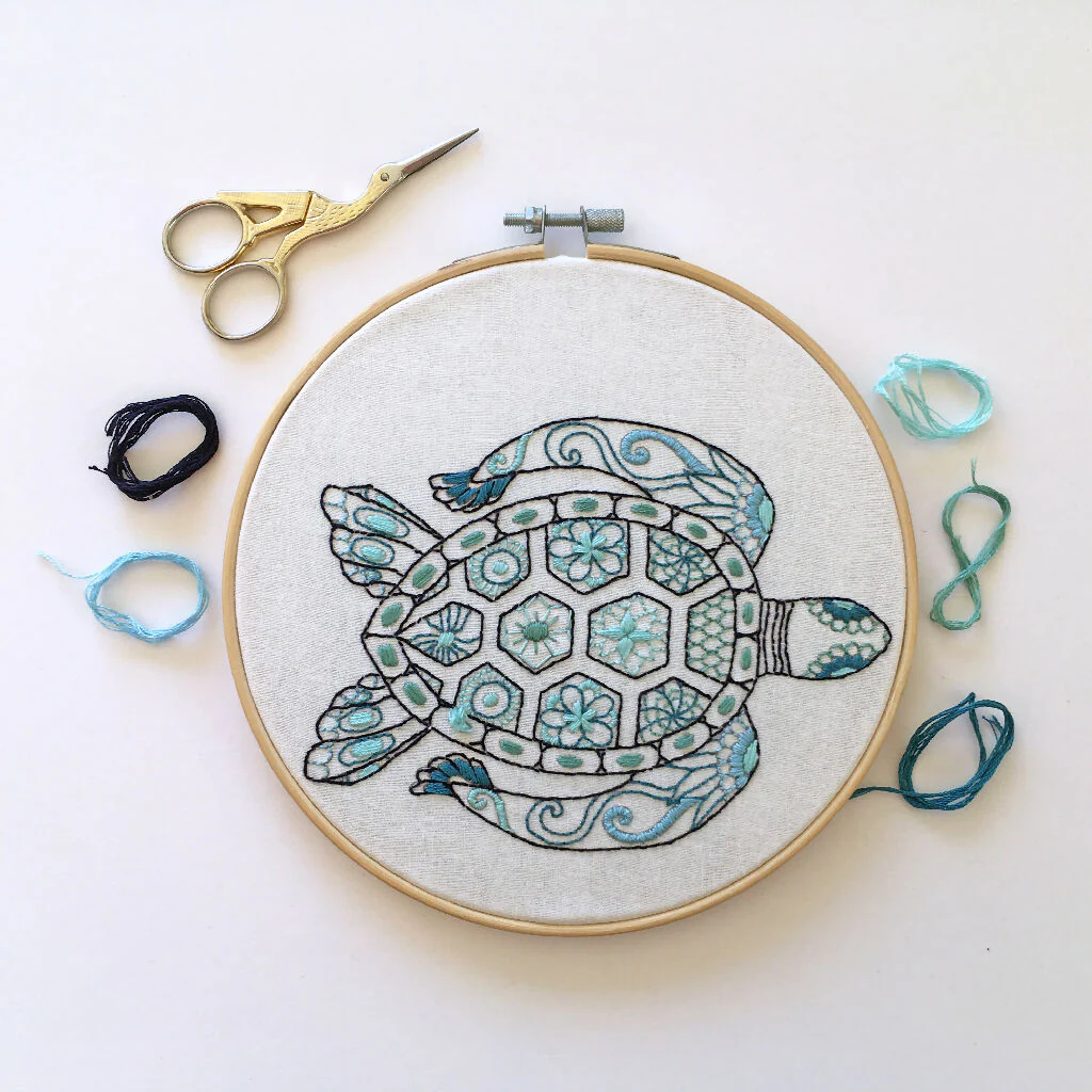 Turtle Embroidery Kit - Image 8