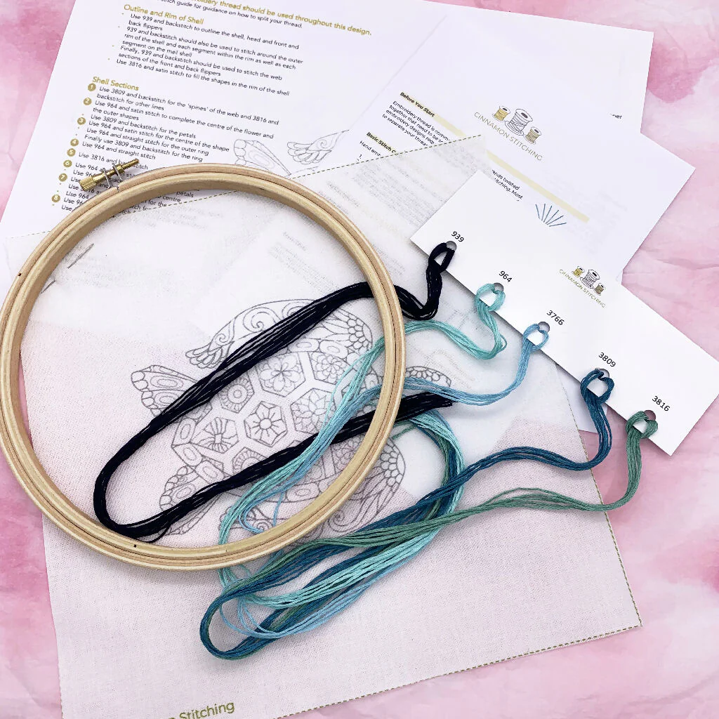 Turtle Embroidery Kit - Image 9