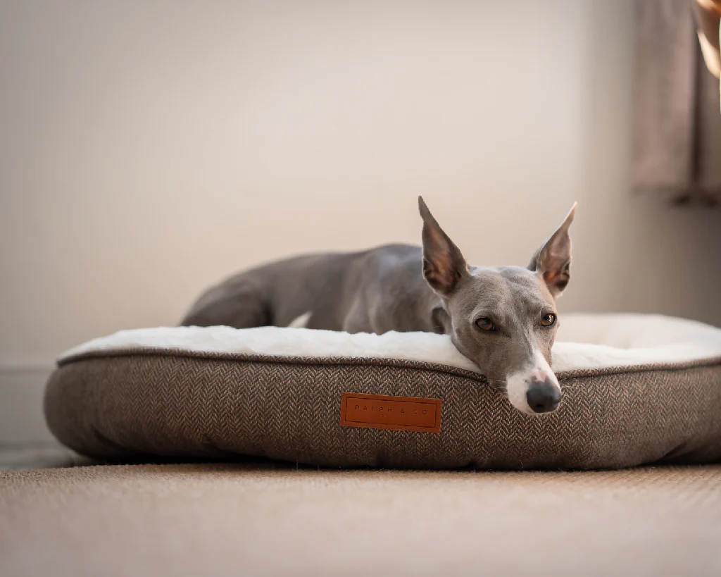 Tweed Calming Donut Bed With Removable Covers | Lincoln - Image 4