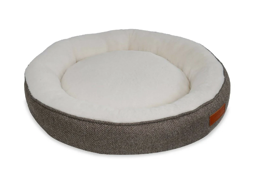 Tweed Calming Donut Bed With Removable Covers | Lincoln - Image 5