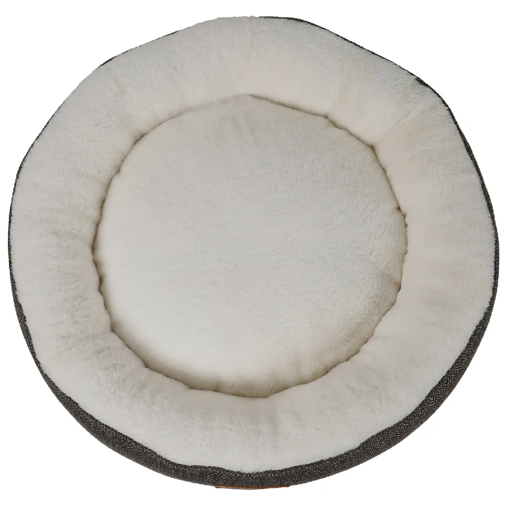 Tweed Calming Donut Bed With Removable Covers | Lincoln - Image 6