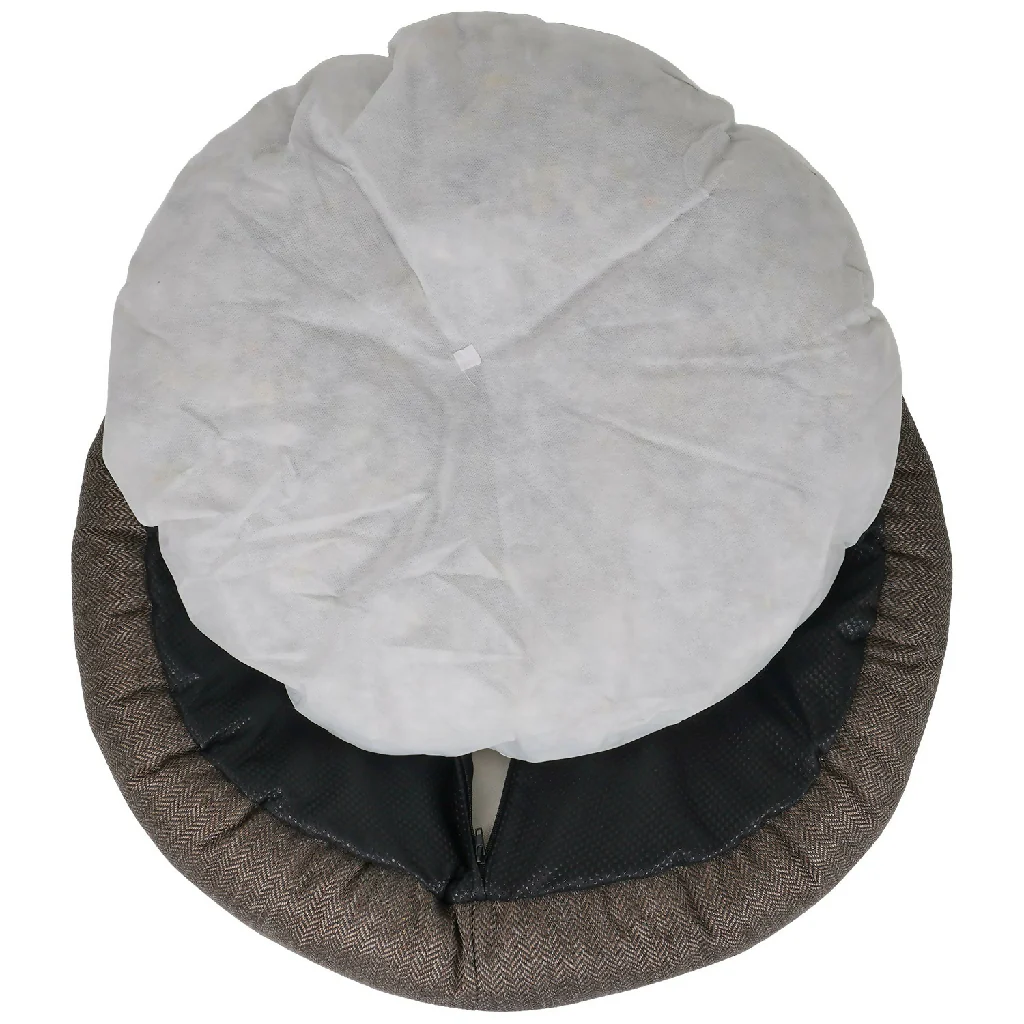 Tweed Calming Donut Bed With Removable Covers | Lincoln - Image 7
