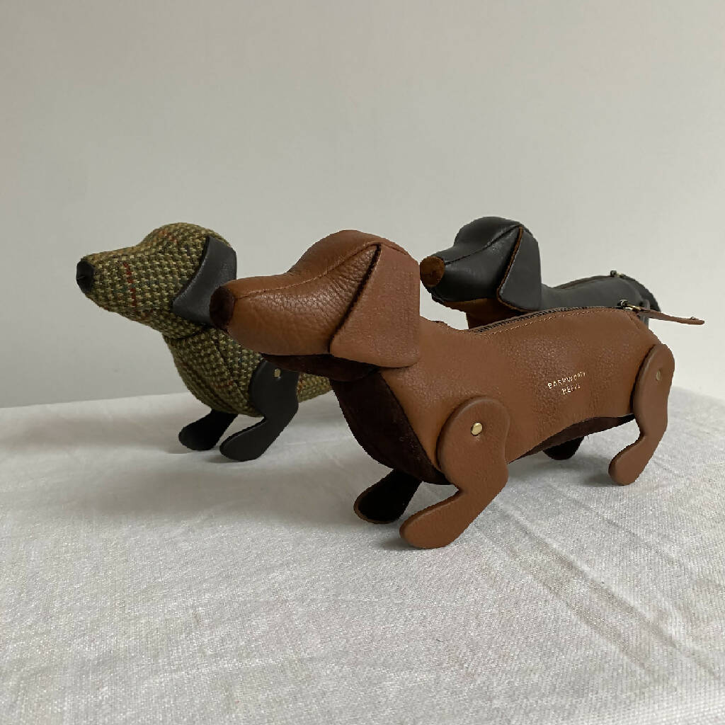 Tweed Sausage Dog Pencil Case - Image 4