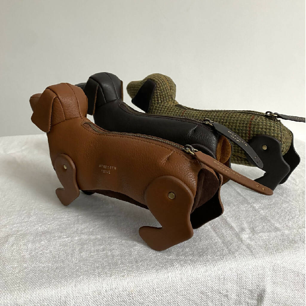 Tweed Sausage Dog Pencil Case - Image 5