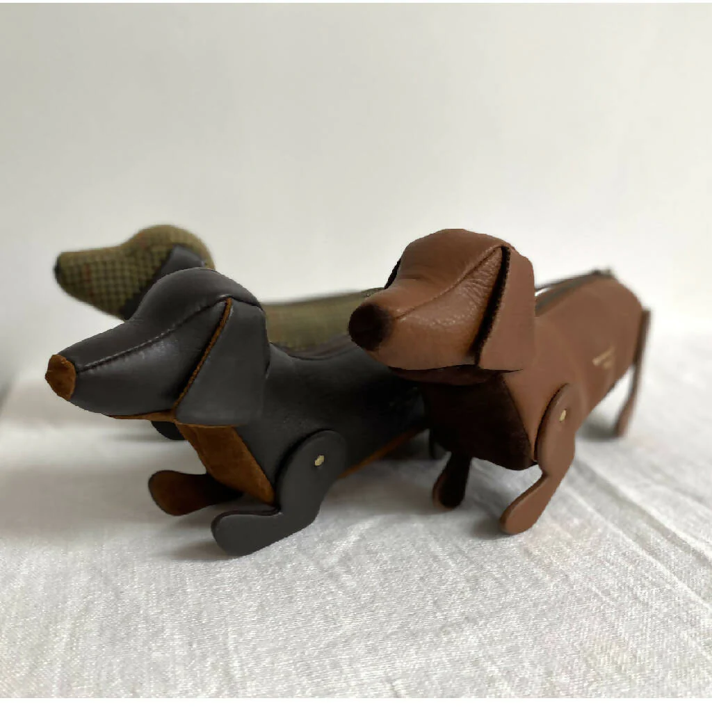 Tweed Sausage Dog Pencil Case - Image 6