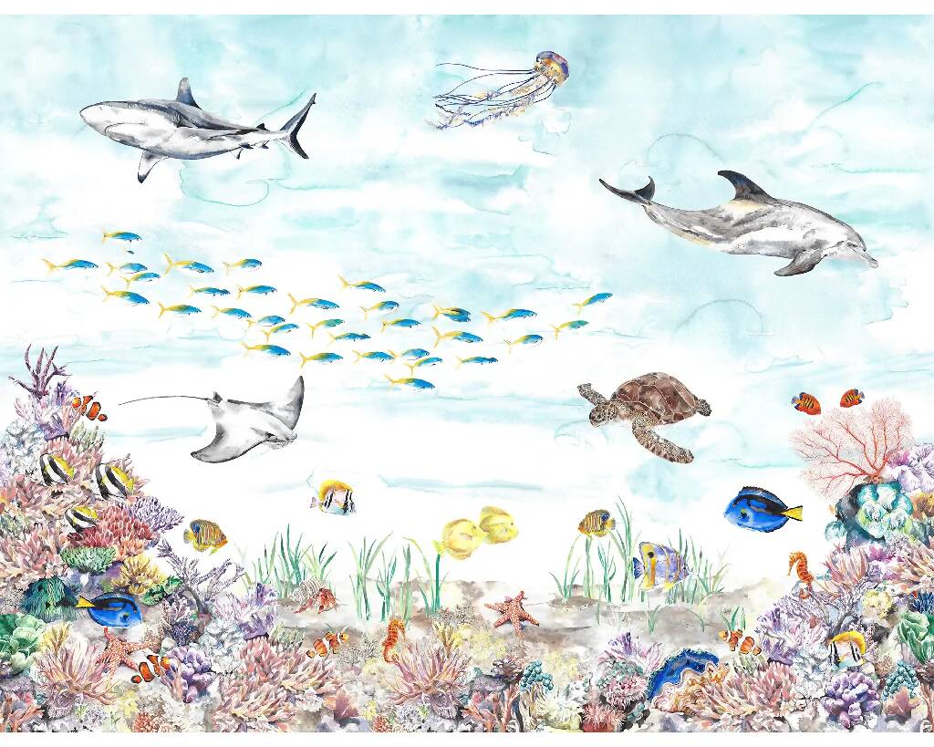 Under The Sea Children's Mural Wallpaper - Image 4