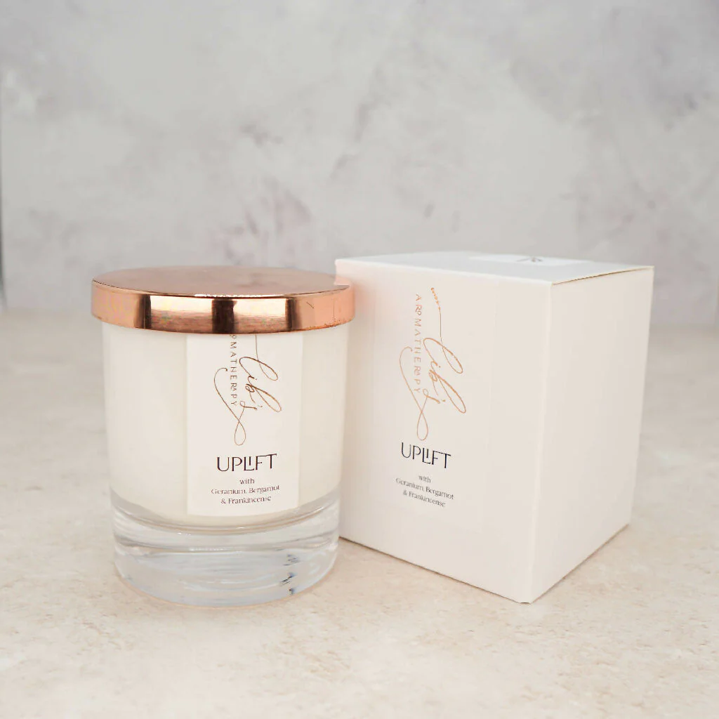 Uplift Essential Oil Aromatherapy Candle - Image 4