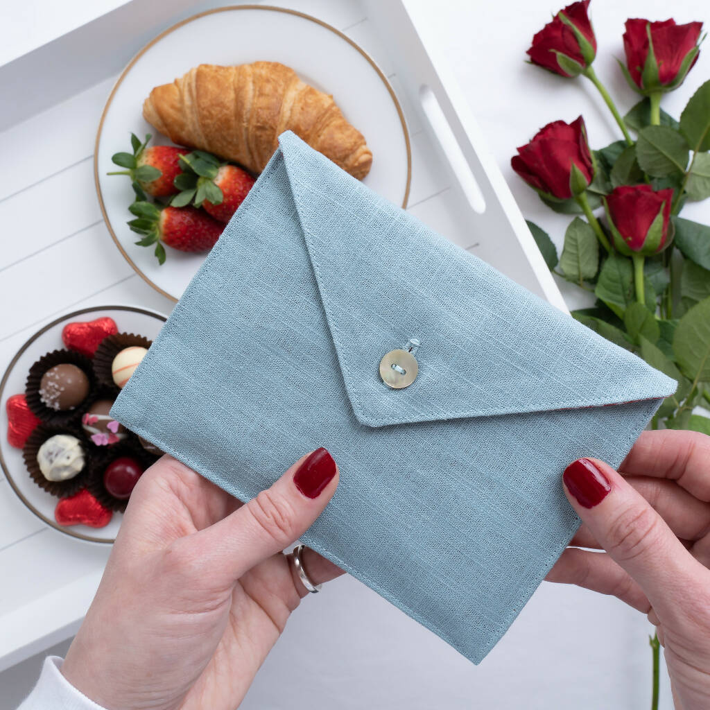 Valentine's Personalised Embroidered Keepsake Envelope - Image 3