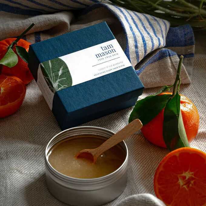 Vetiver & Red Mandarin Sugar Hand Scrub, 150g - Image 2