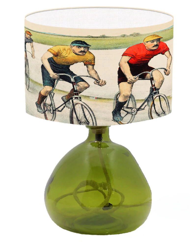 Vintage Cycling Fine Art Print Lampshade - Image 6