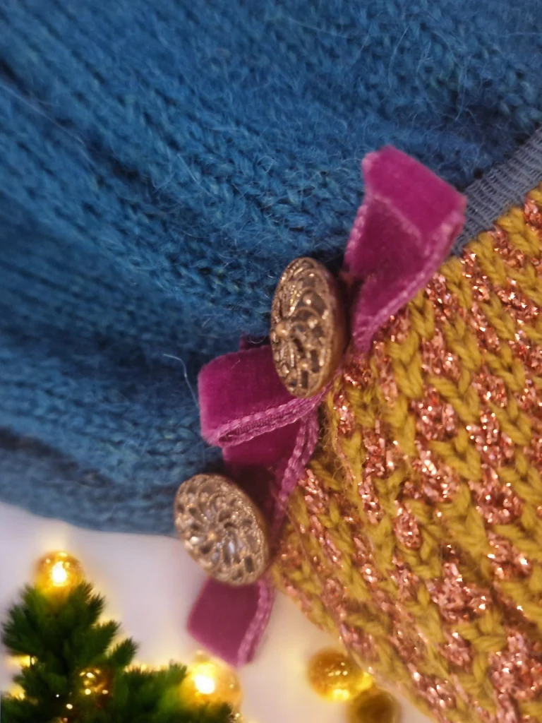 Vintage inspired woollen fingerless gloves - Image 5