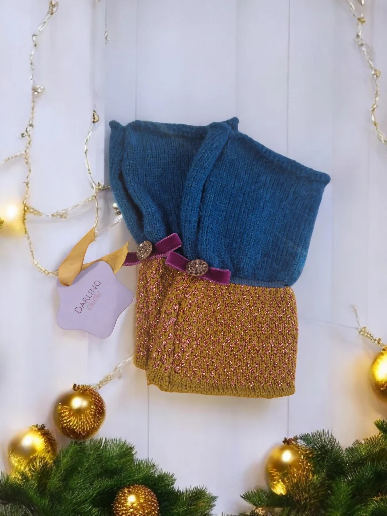 Vintage inspired woollen fingerless gloves - Image 6