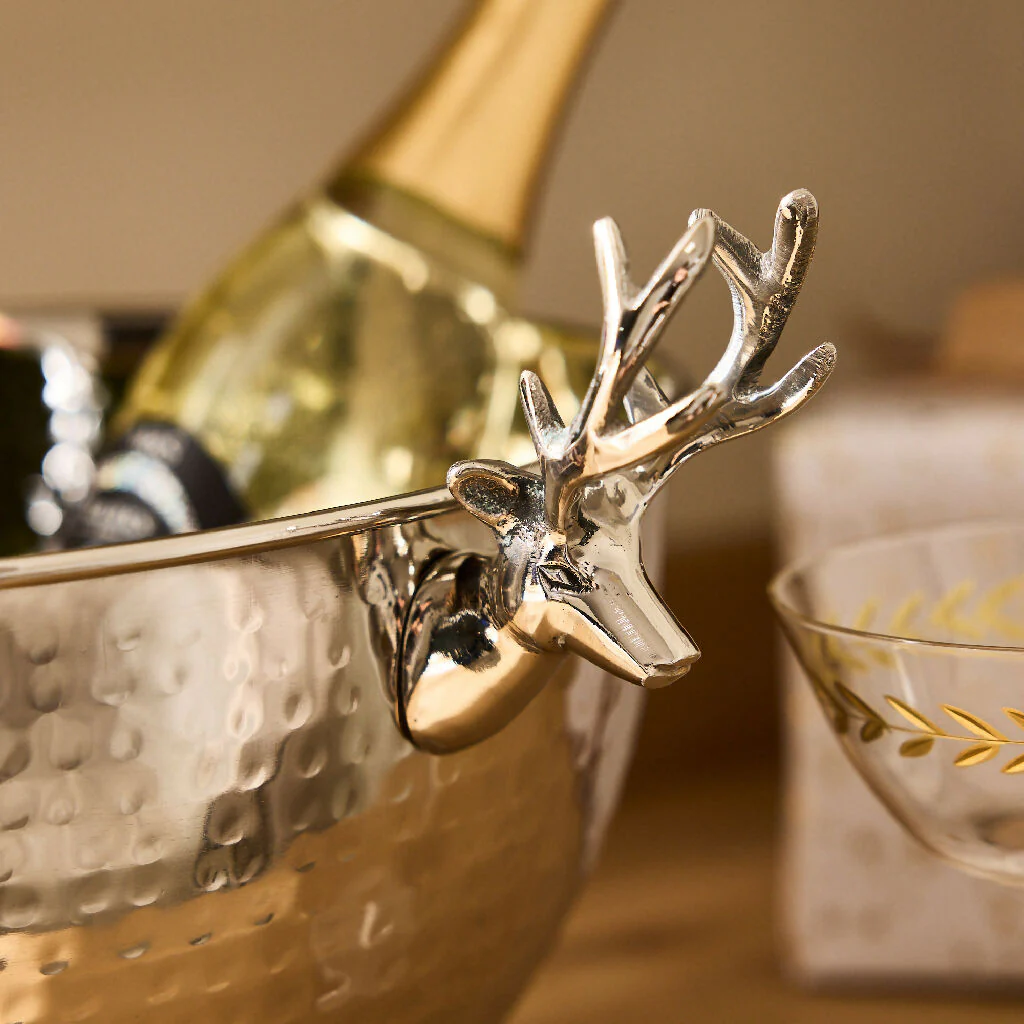 Vintage Style Stag Champagne Ice Bucket Party Bucket Bottle Cooler - Image 4