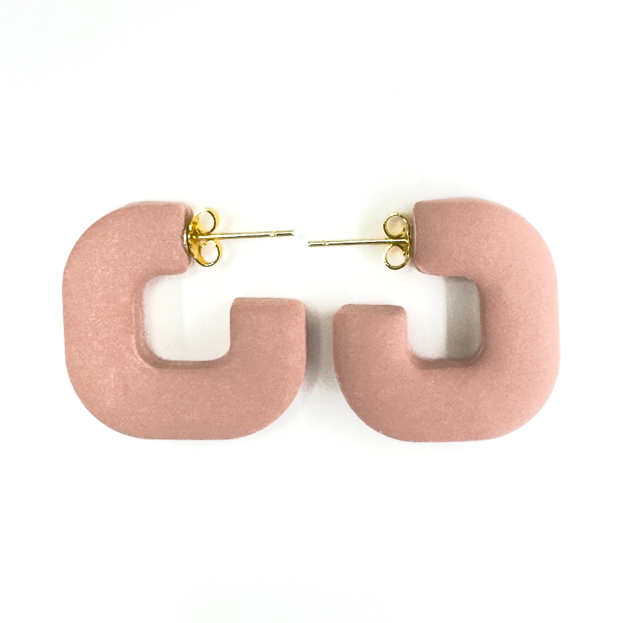 Viva | Blush | Hoop Earrings - Image 3