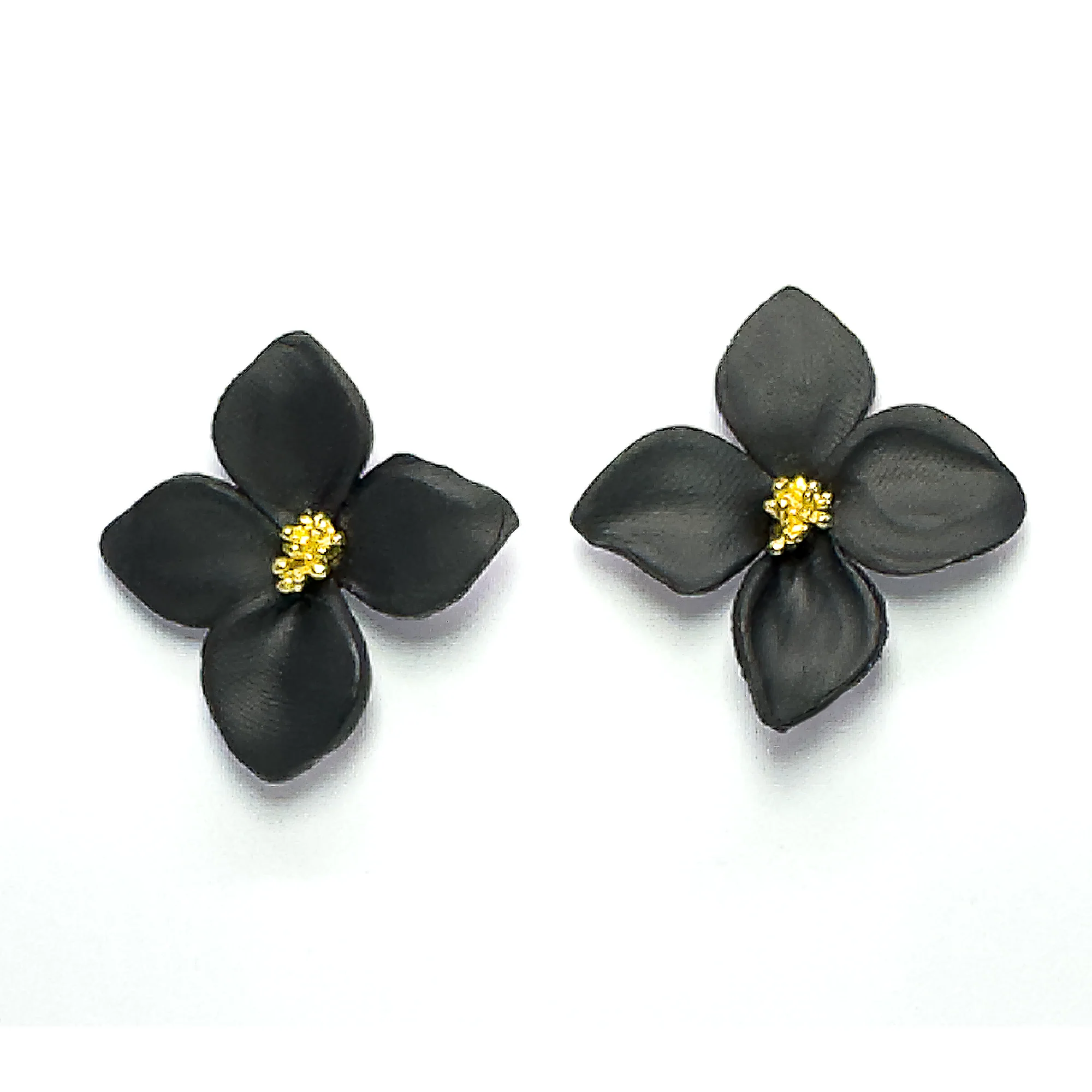 Vivienne | Black | Statement Earrings - Image 3
