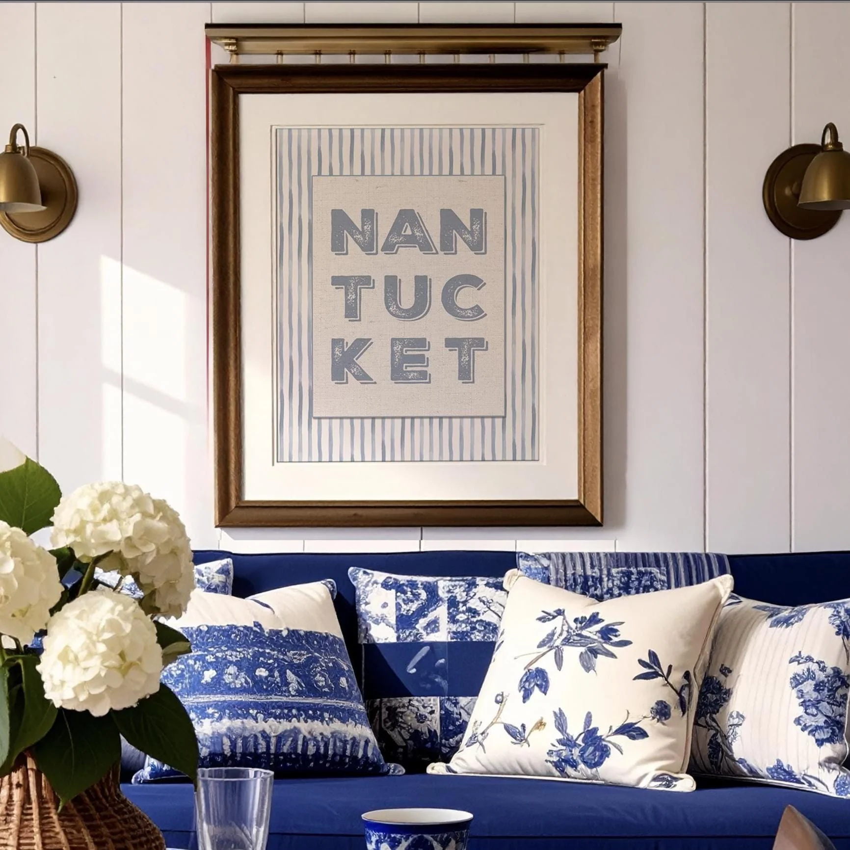 Wall Gallery Set of 3 Preppy Illustrations Coastal Wall Art Seaside Prints Cape Cod and Nantucket - Image 4