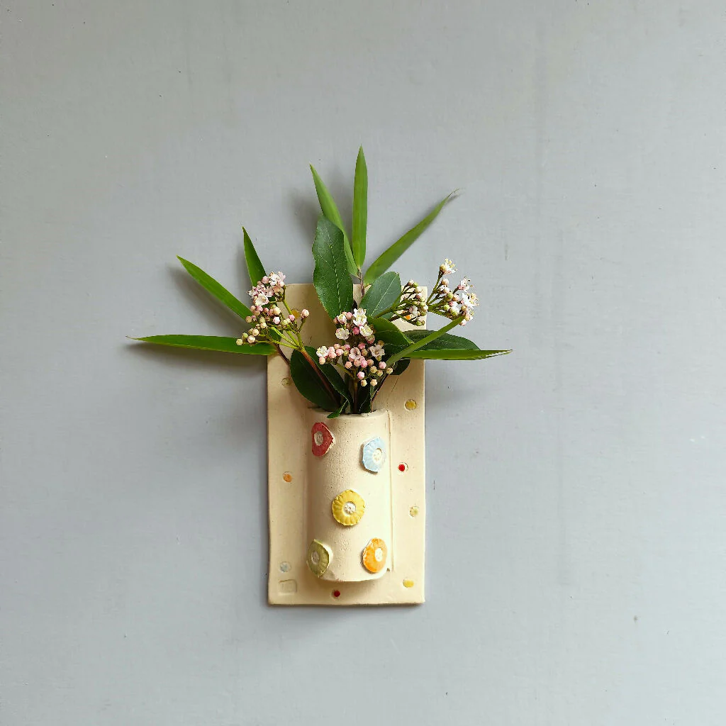 Wall Hanging Ceramic Vase - Image 3