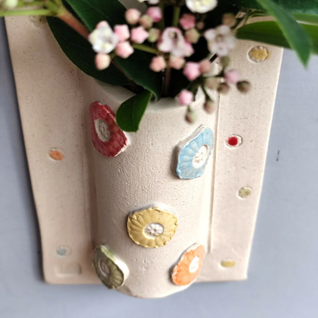 Wall Hanging Ceramic Vase - Image 4