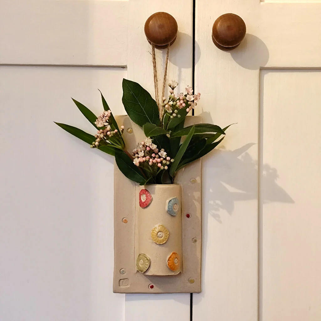 Wall Hanging Ceramic Vase - Image 5