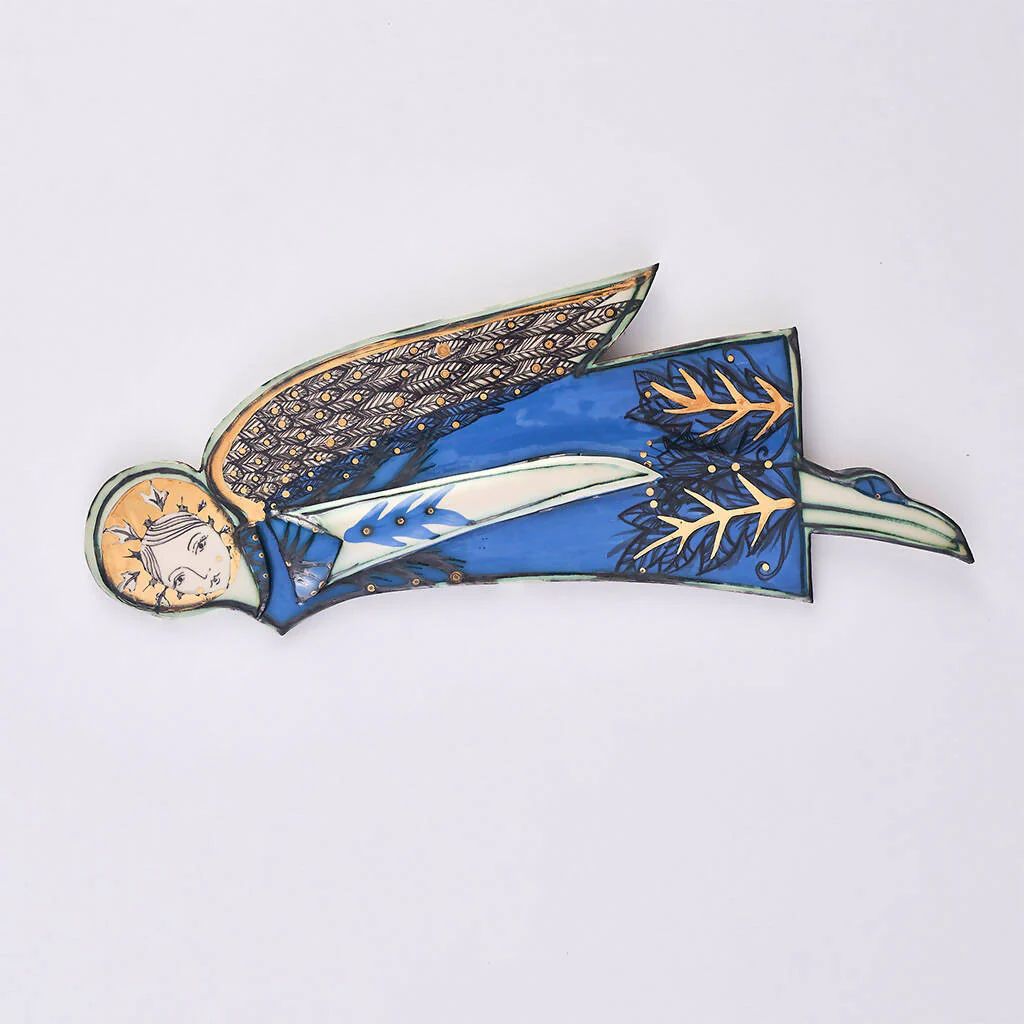 Wall Hung Ceramic Angel, Right Hand Side - Image 7