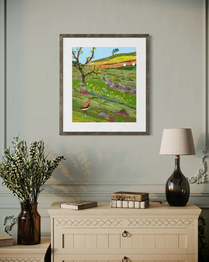 'Wandering Through' Limited Edition Textile Art Print
