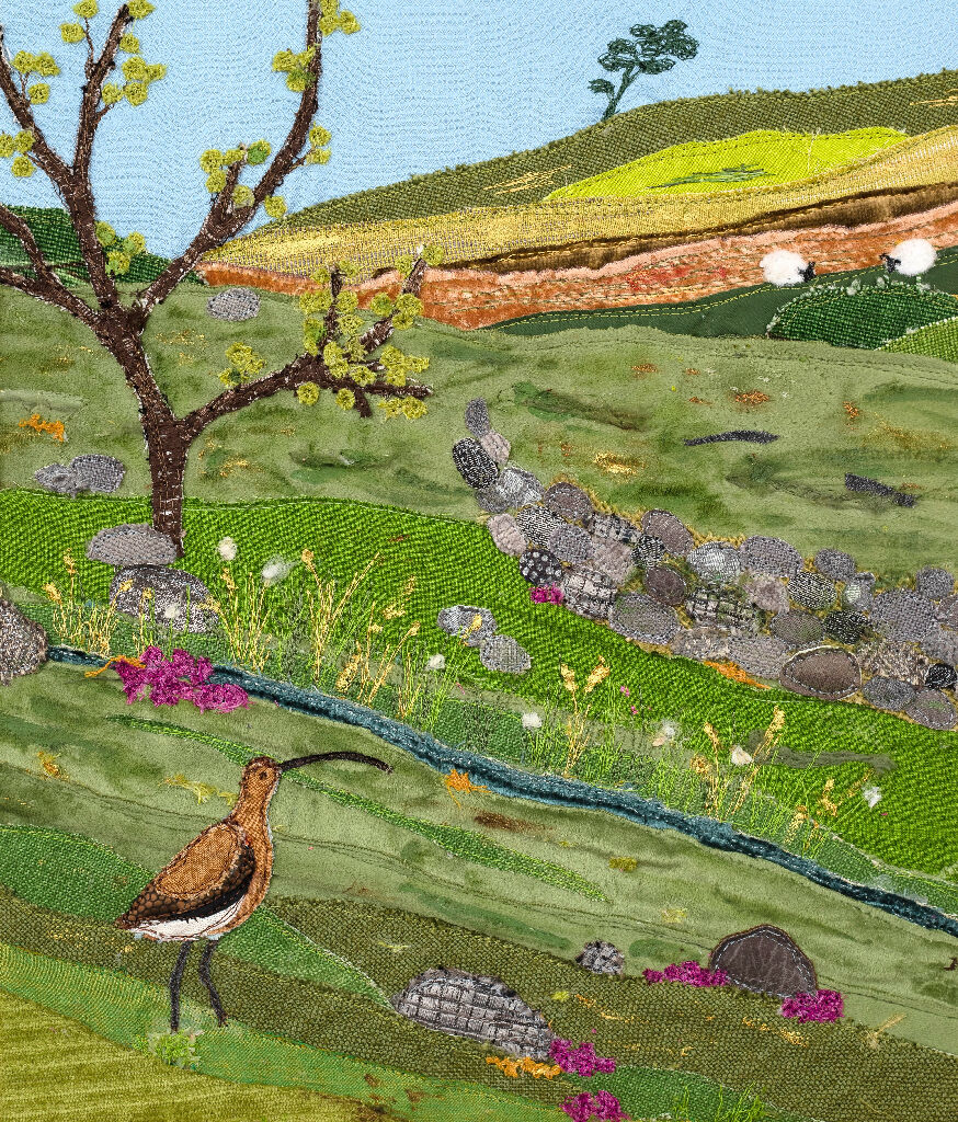'Wandering Through' Limited Edition Textile Art Print - Image 2