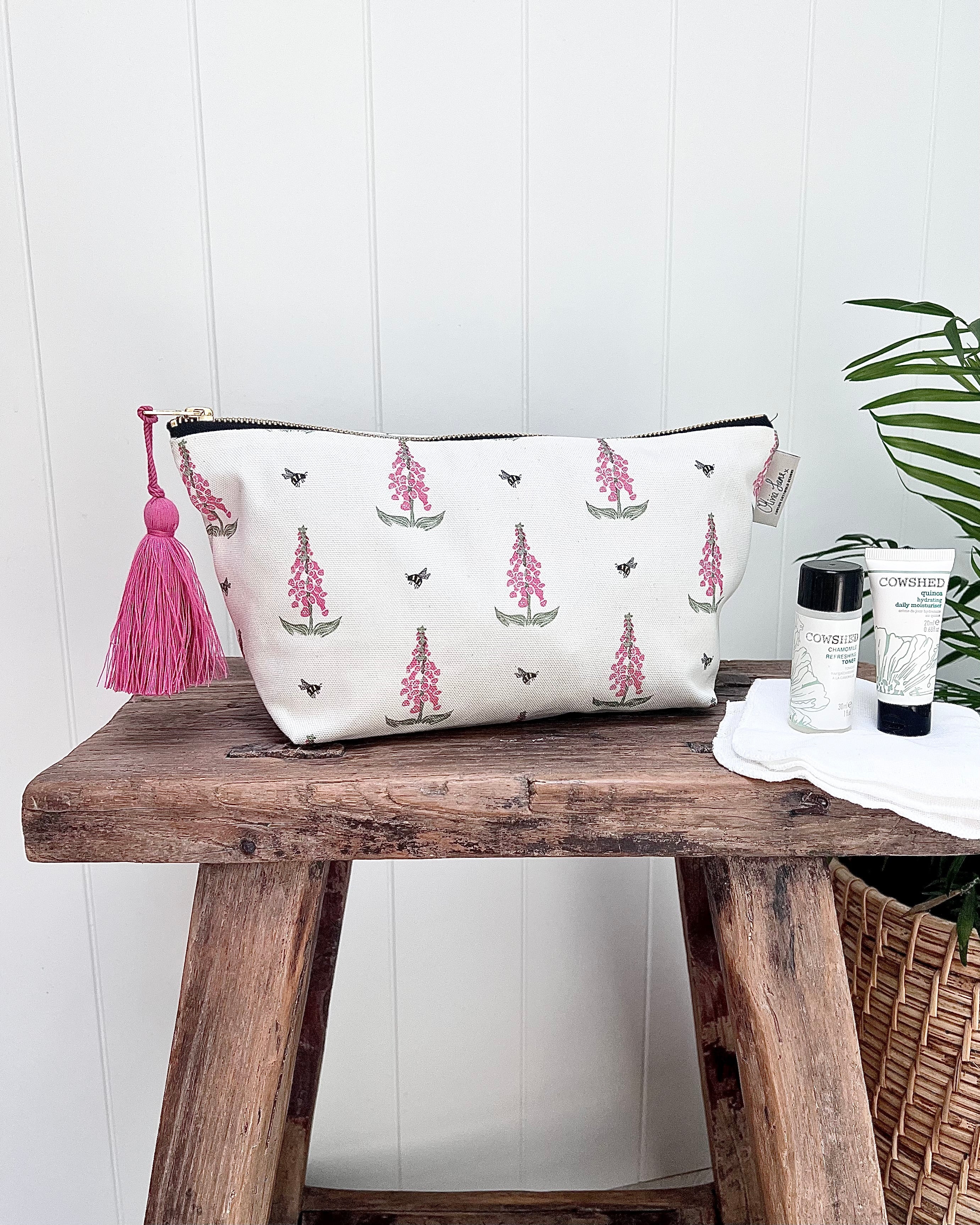Washbag - 'Foxy Lady' Foxglove - Image 2