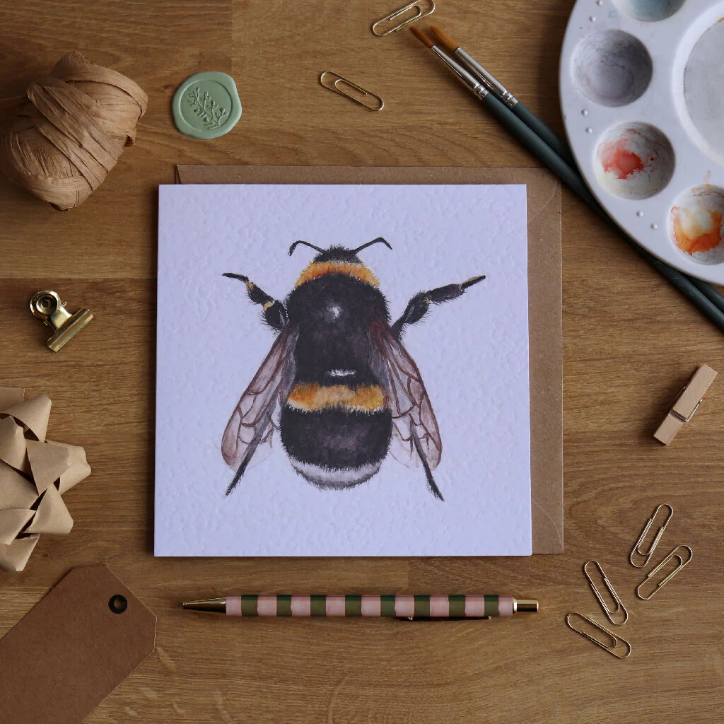 Bumble Bee Greeting Card