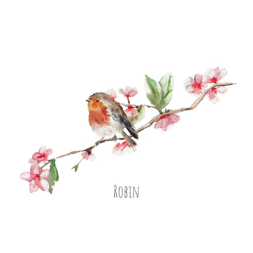 Watercolour Robin Art Print - Image 2