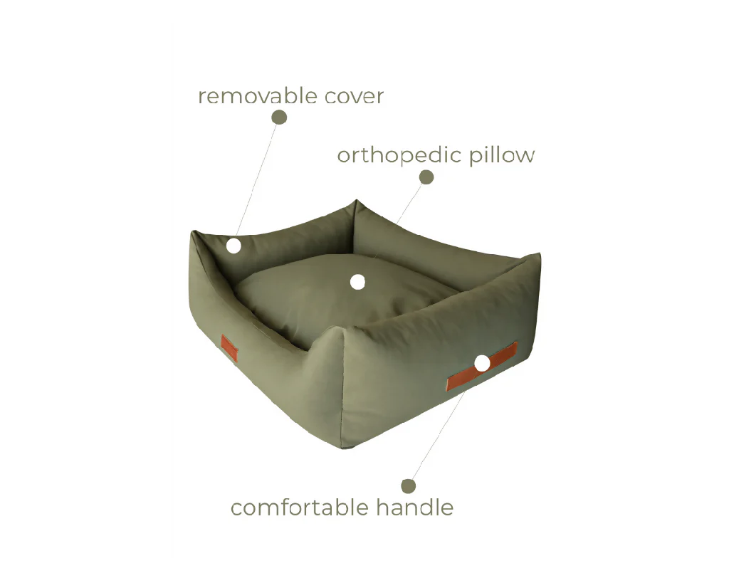 WATERPROOF & MEMORY FOAM DOG BED WITH REMOVABLE COVERS | HENLEY - Image 5