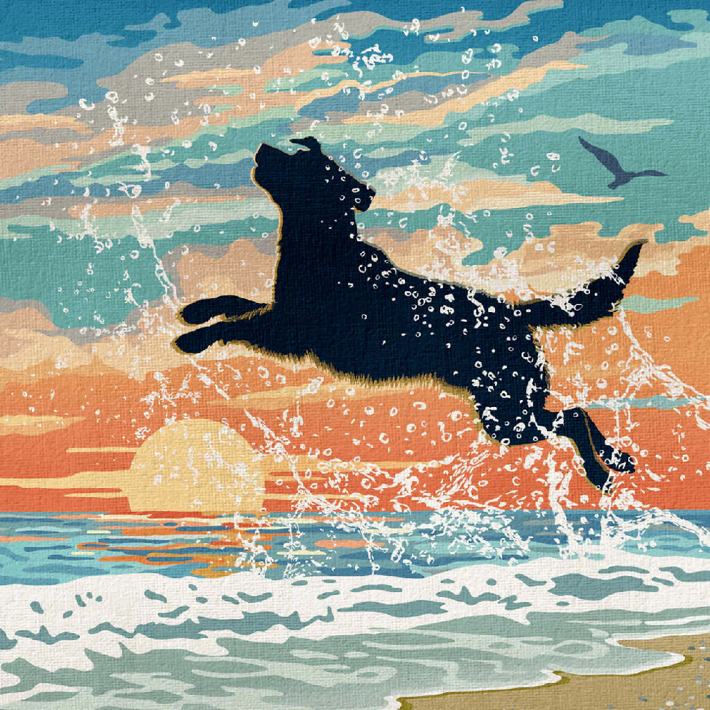 LABRADOR 'WAVES OF HAPPINESS’ LIMITED EDITION ART PRINT - Image 8