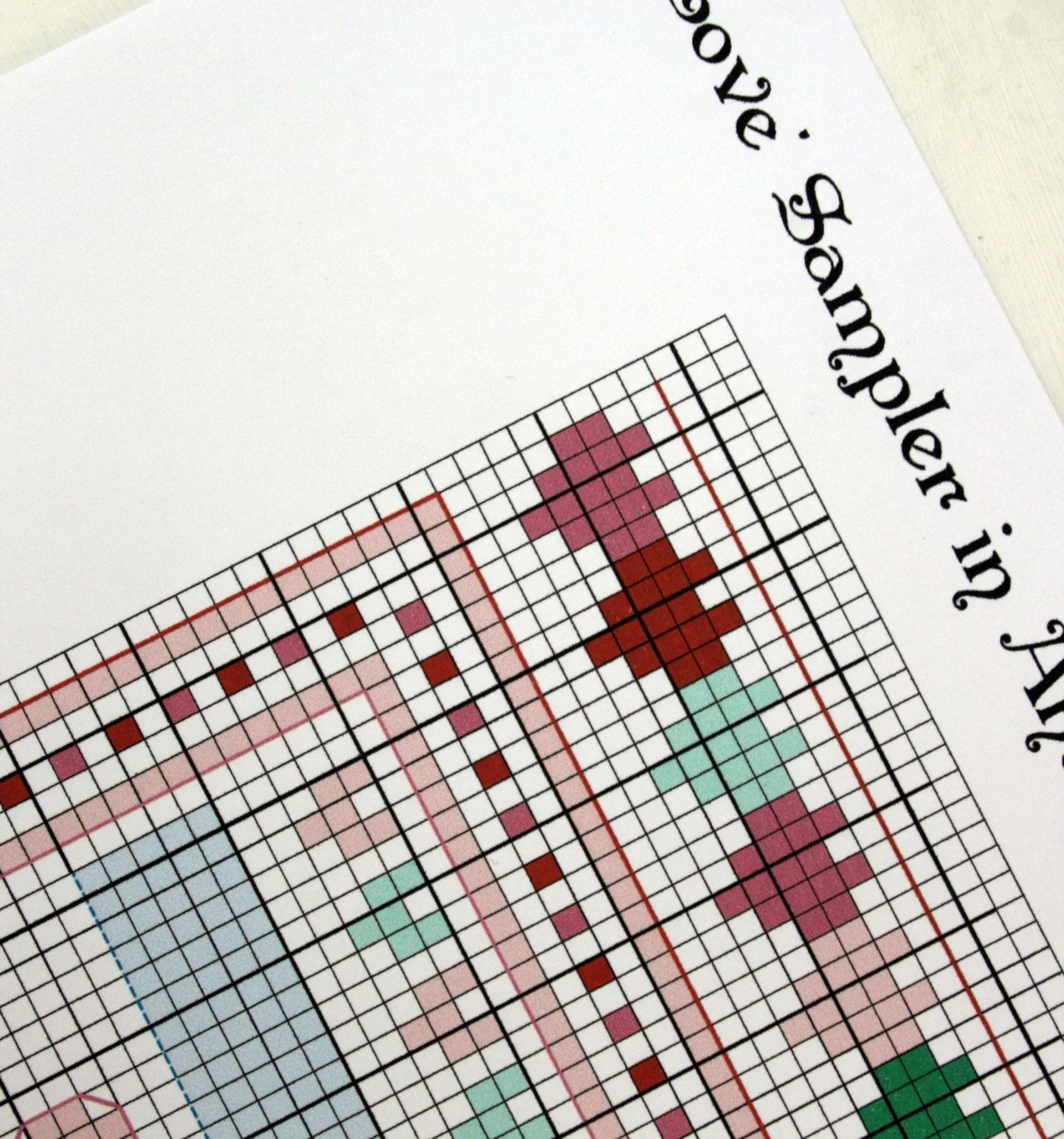Wedding and Anniversary Sampler Cross Stitch Kit - Image 5