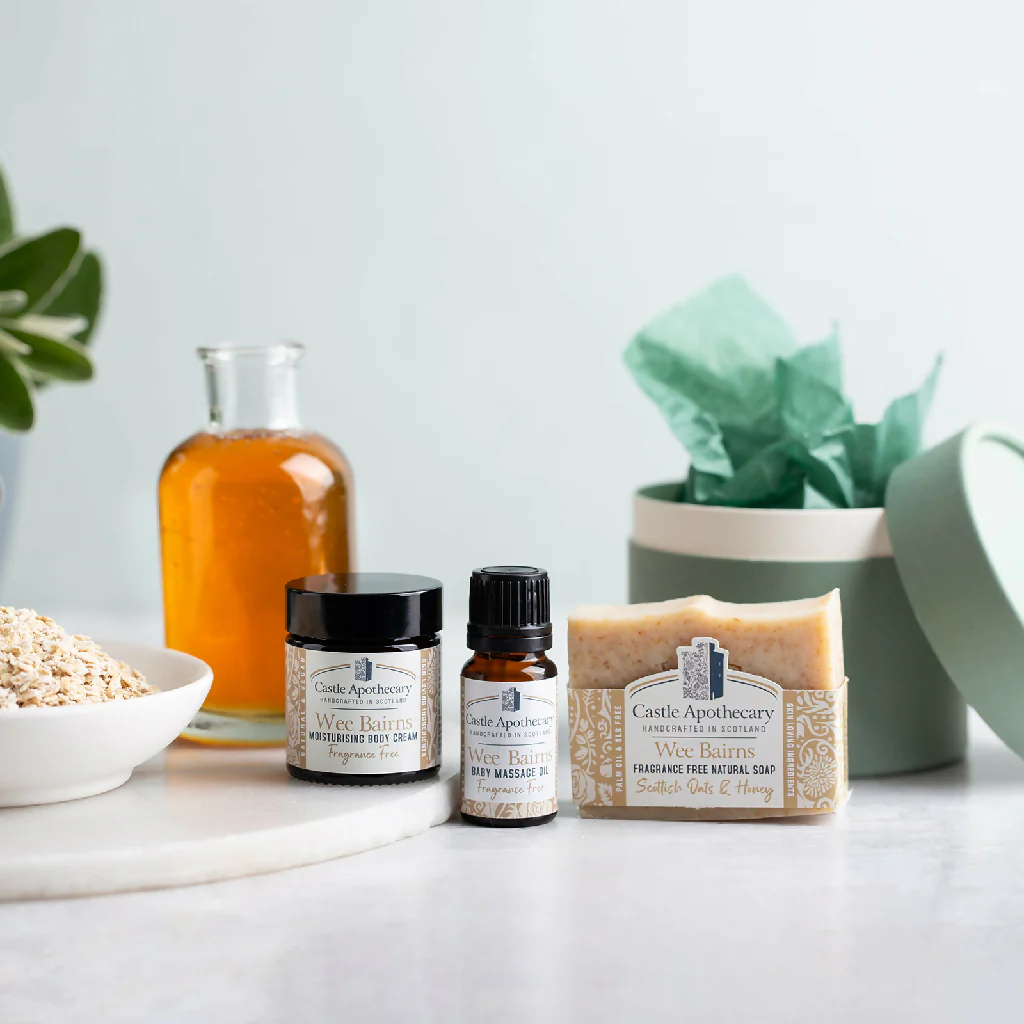 Wee Bairns Gentle Touch Fragrance Free Skincare Gift Set for Delicate and Sensitive Skin