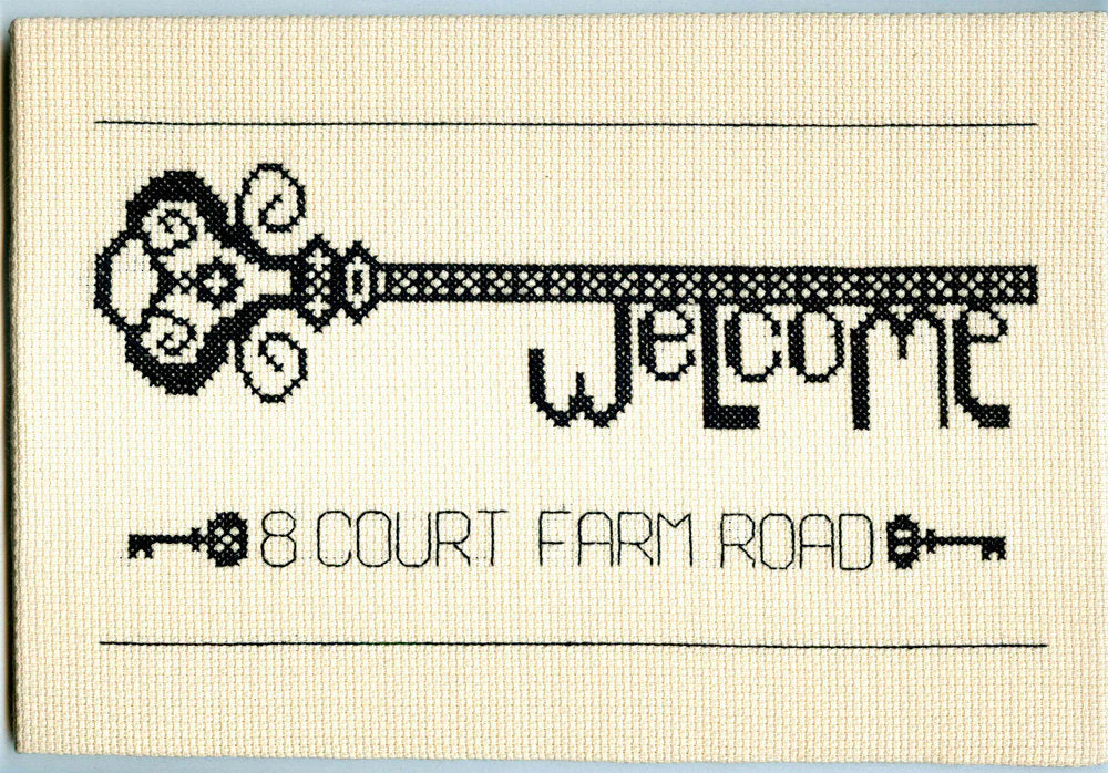 'Welcome' Cross Stitch Kit - Image 2