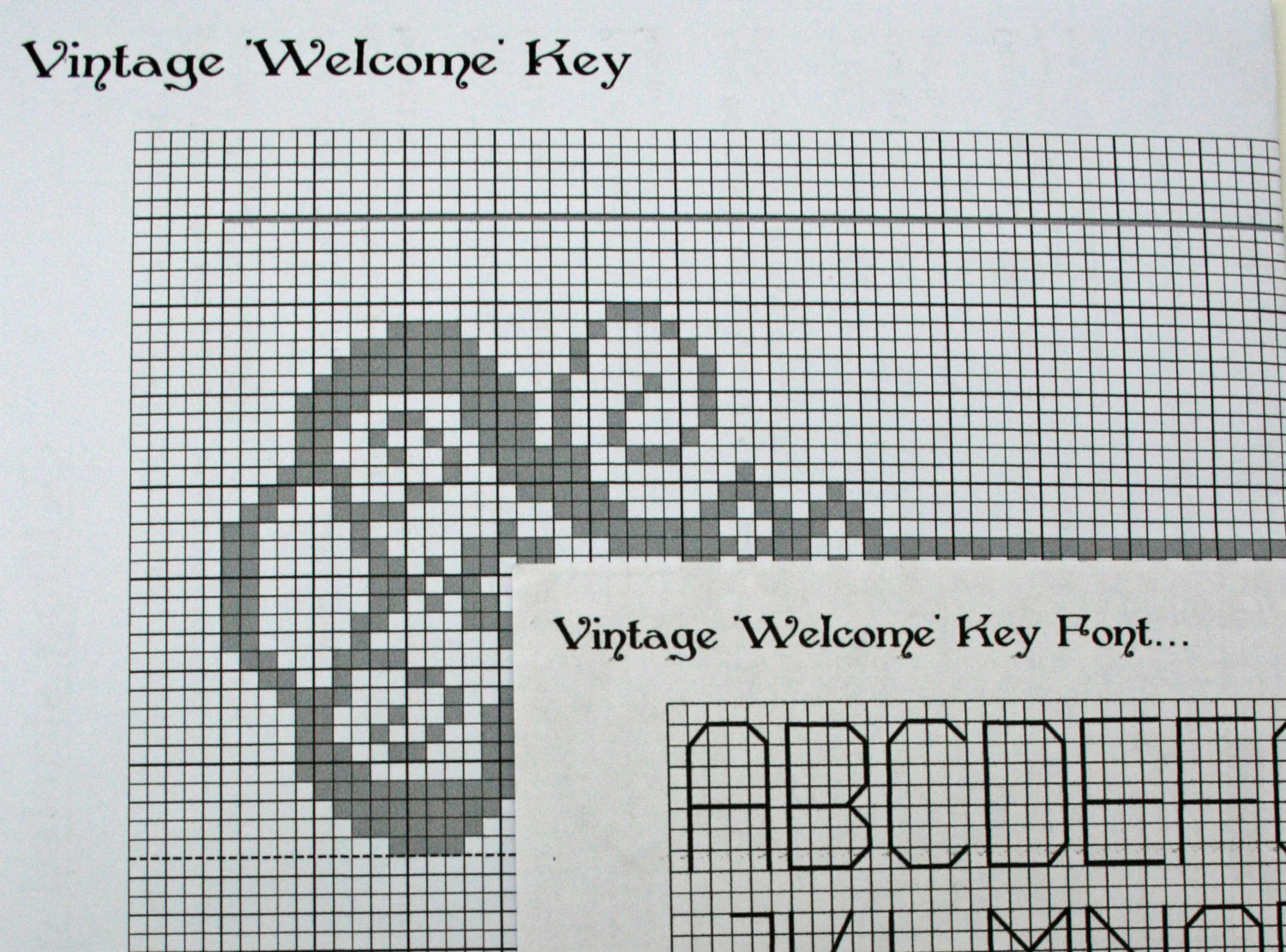 'Welcome' Cross Stitch Kit - Image 3