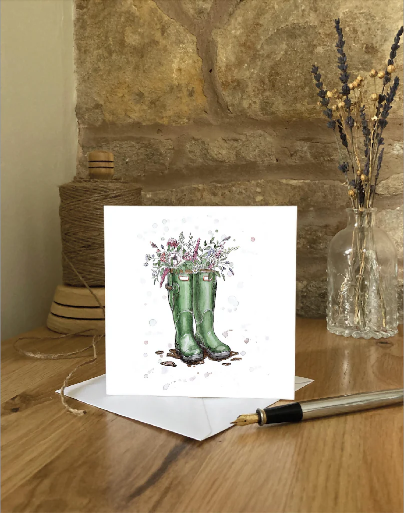 Wellies | Greetings Card