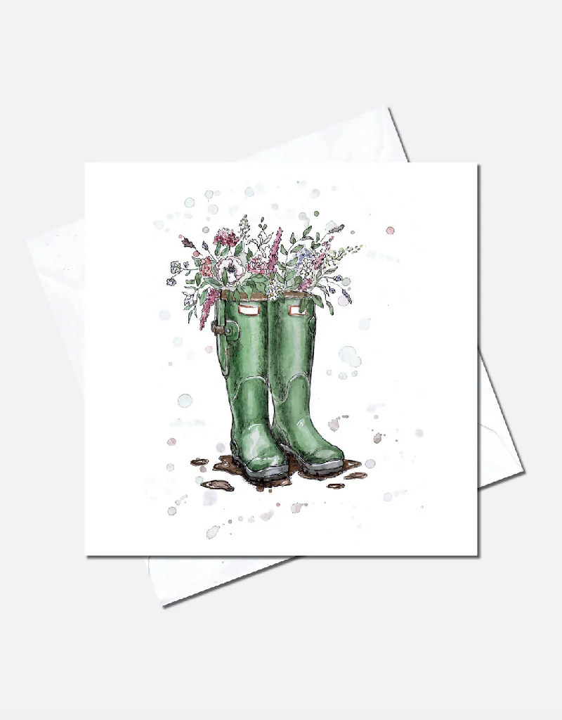 Wellies | Greetings Card - Image 2