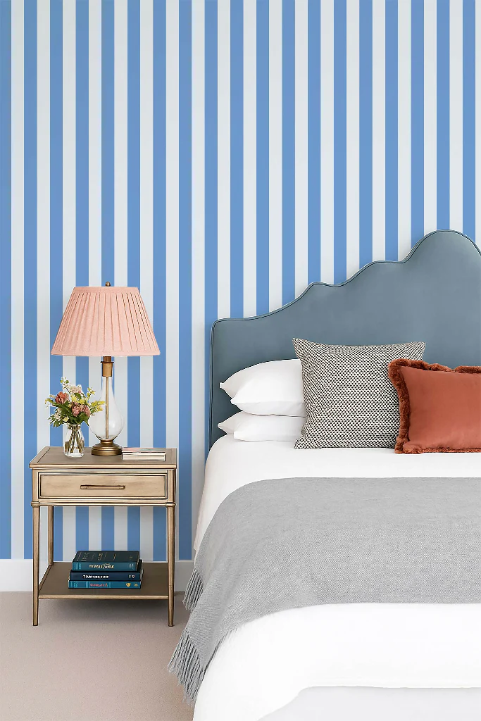 Weymouth Beach Stripe Wallpaper - Image 2