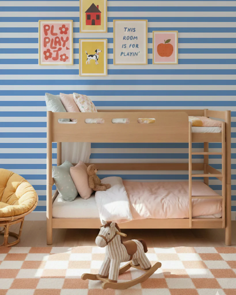 Weymouth Beach Stripe Wallpaper - Image 6