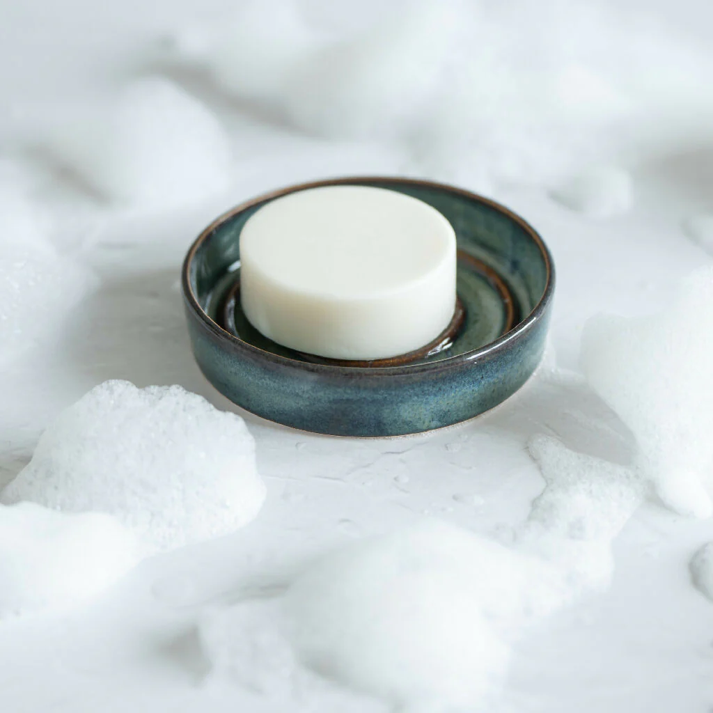 Wheel-Thrown Soap Dish with Ridges - Image 2
