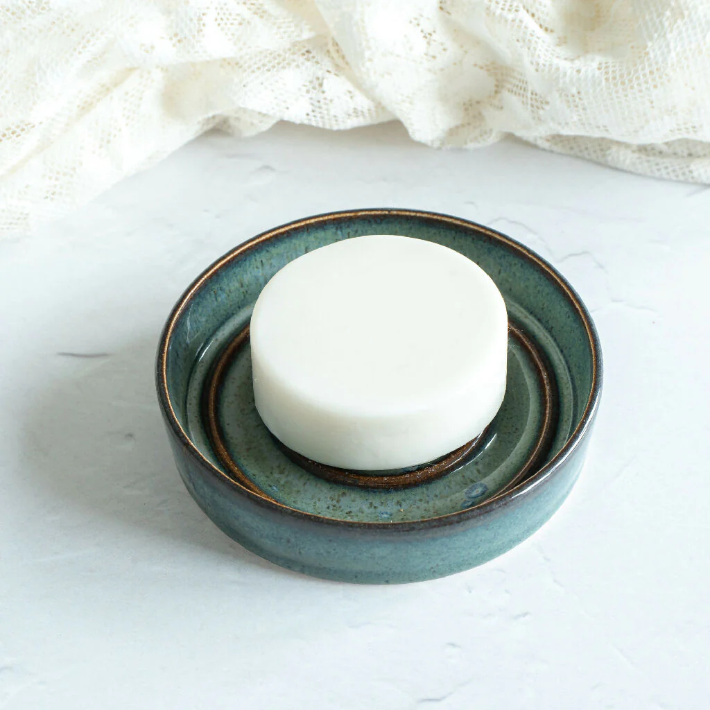 Wheel-Thrown Soap Dish with Ridges - Image 6