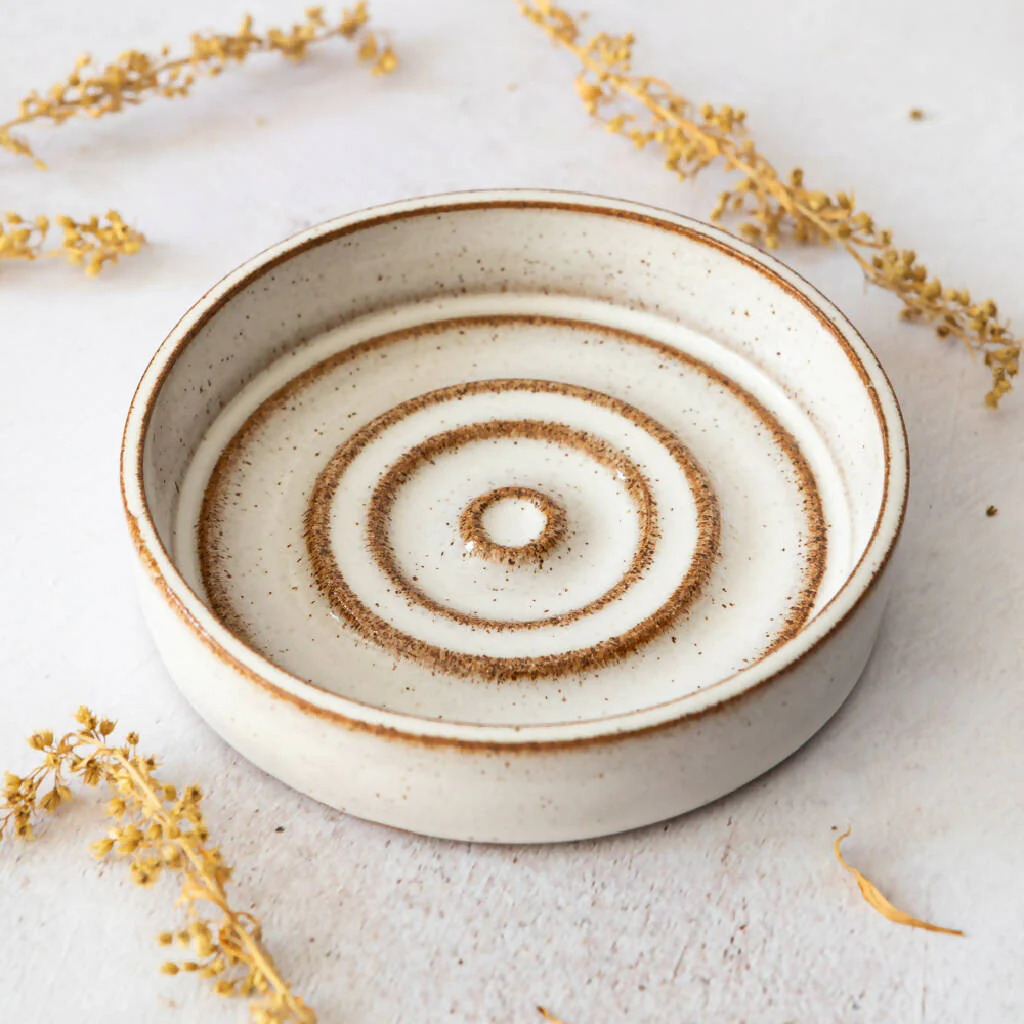 Wheel-Thrown Soap Dish with Ridges - Image 9