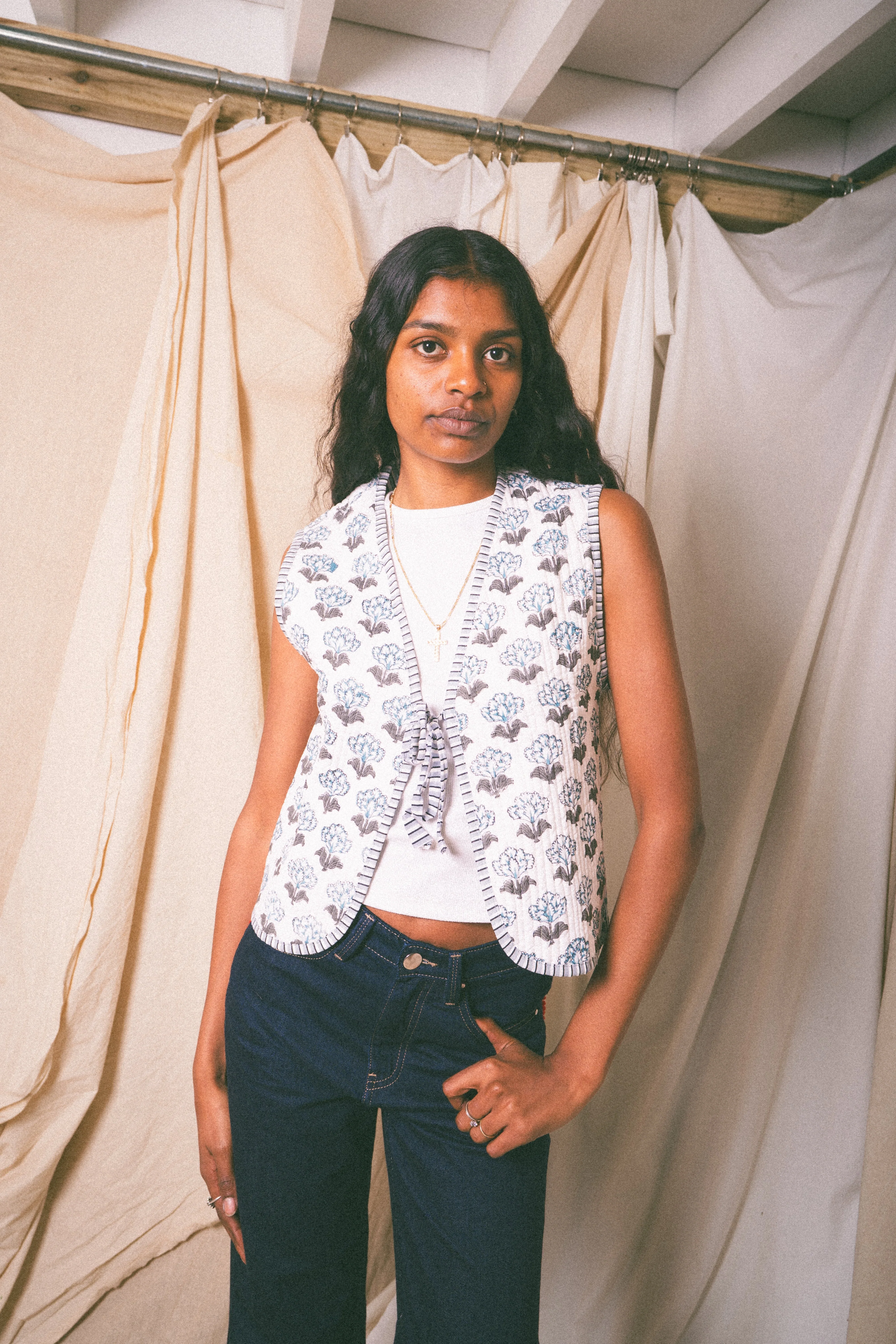 White Amour Waistcoat - Image 5